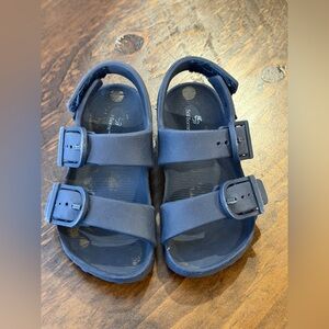 Sol Borne Rubber Sandals Navy Toddler Size 6